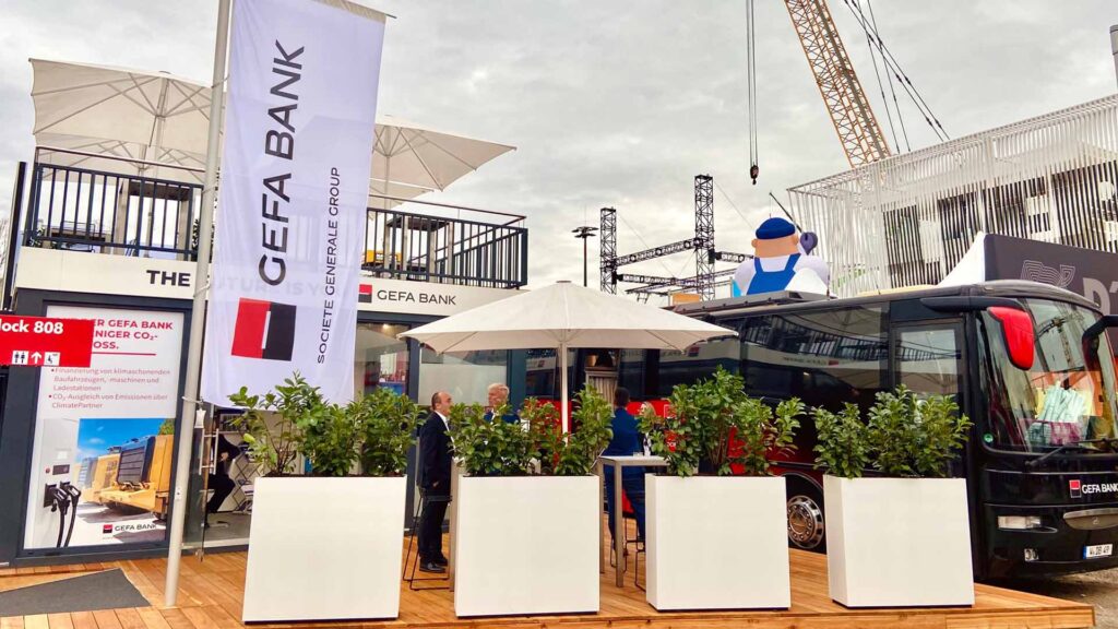 GEFA BANK auf der Bauma 2022