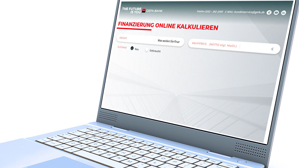 GEFA BANK online Kalkulator